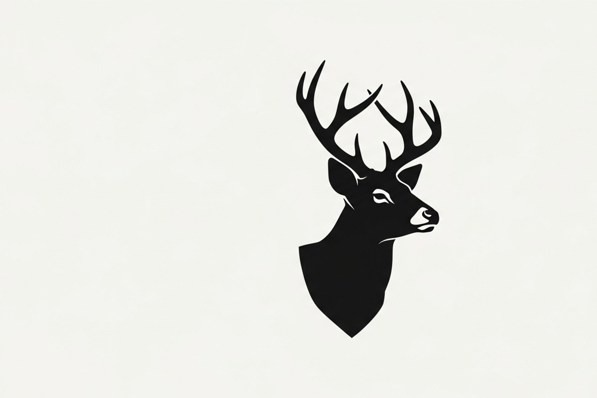 deer head wall mount silhouette, an Illustration by Amazin_art (Photo 13 of 51)