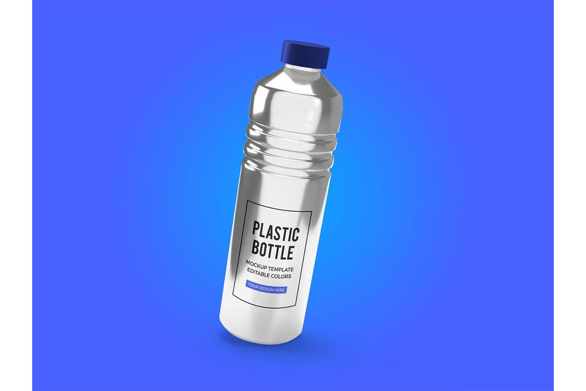 Mineral Water Bottle Mockup Template, a Packaging Mockup by DesignRushMarket (Photo 11 of 11)