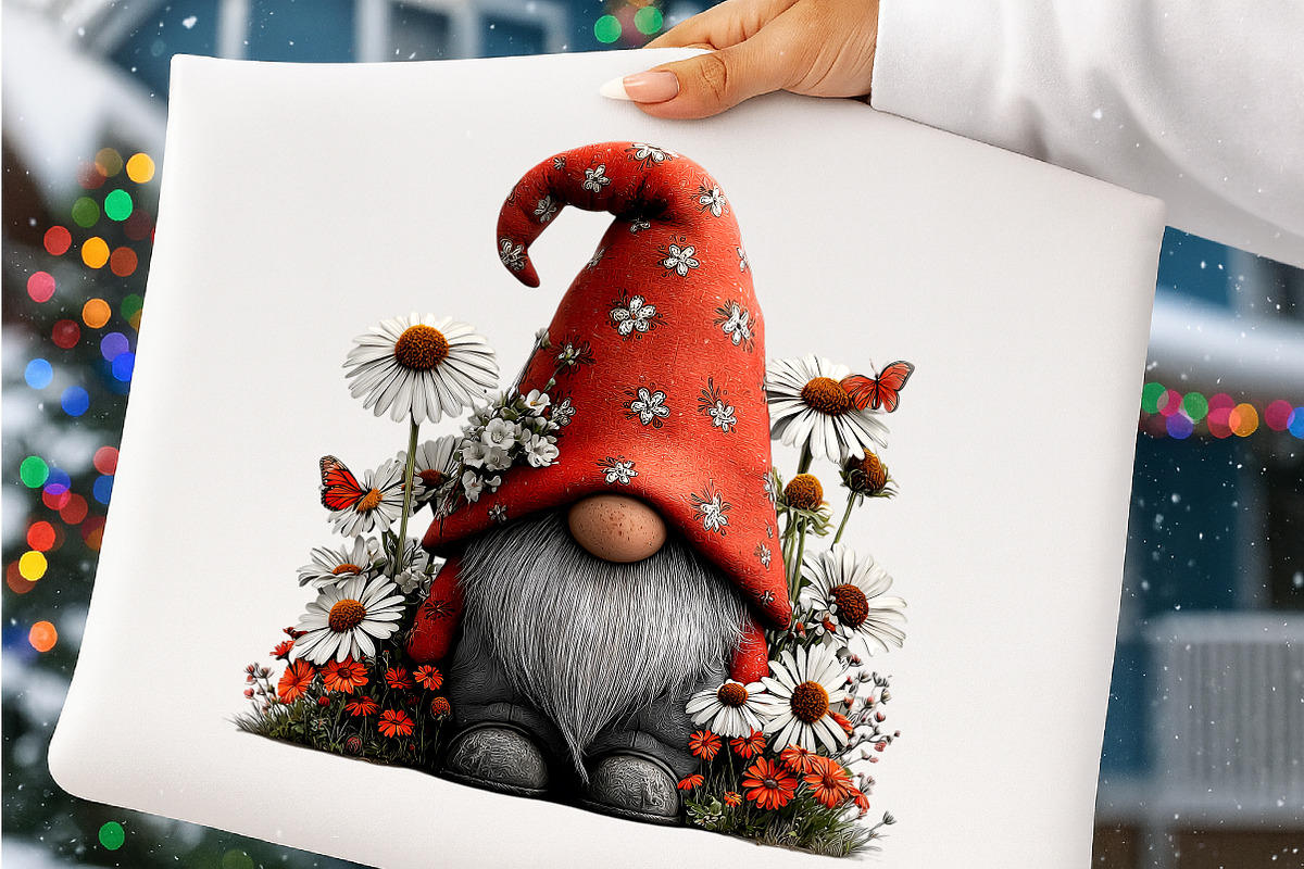 Watercolor spring gnomes clipart, an Illustration by SinaCreation (Photo 6 of 8)