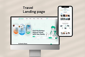 Travel Landing Page Template