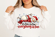 Funny Snowman Christmas PNG, a Seasonal Illustration by Craft Nest (Thumbnail 2 of 6)