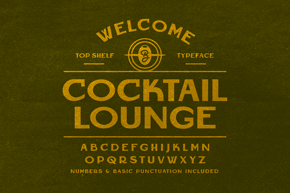 Cocktail Lounge Display Font preview 5