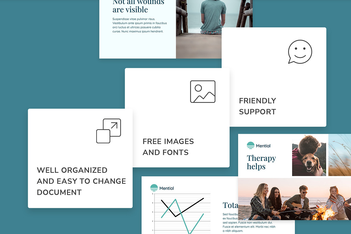 Presentation Mental Health, a Presentation Template by TemplatesNow! (Photo 4 of 14)