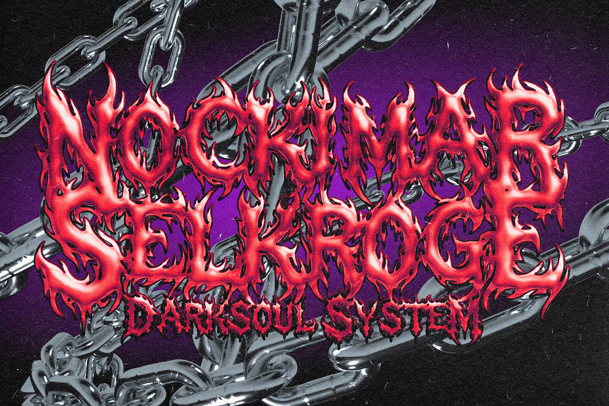 AEGON SHADOW — Black Metal Font, a Blackletter Font by Enxyclo Studio (Photo 4 of 15)