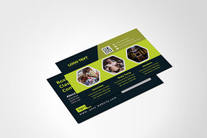 Fitness Post Card Template