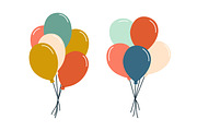 Holiday air balloons bunches set, an Object Illustration by Good Studio (Thumbnail 3 of 7)