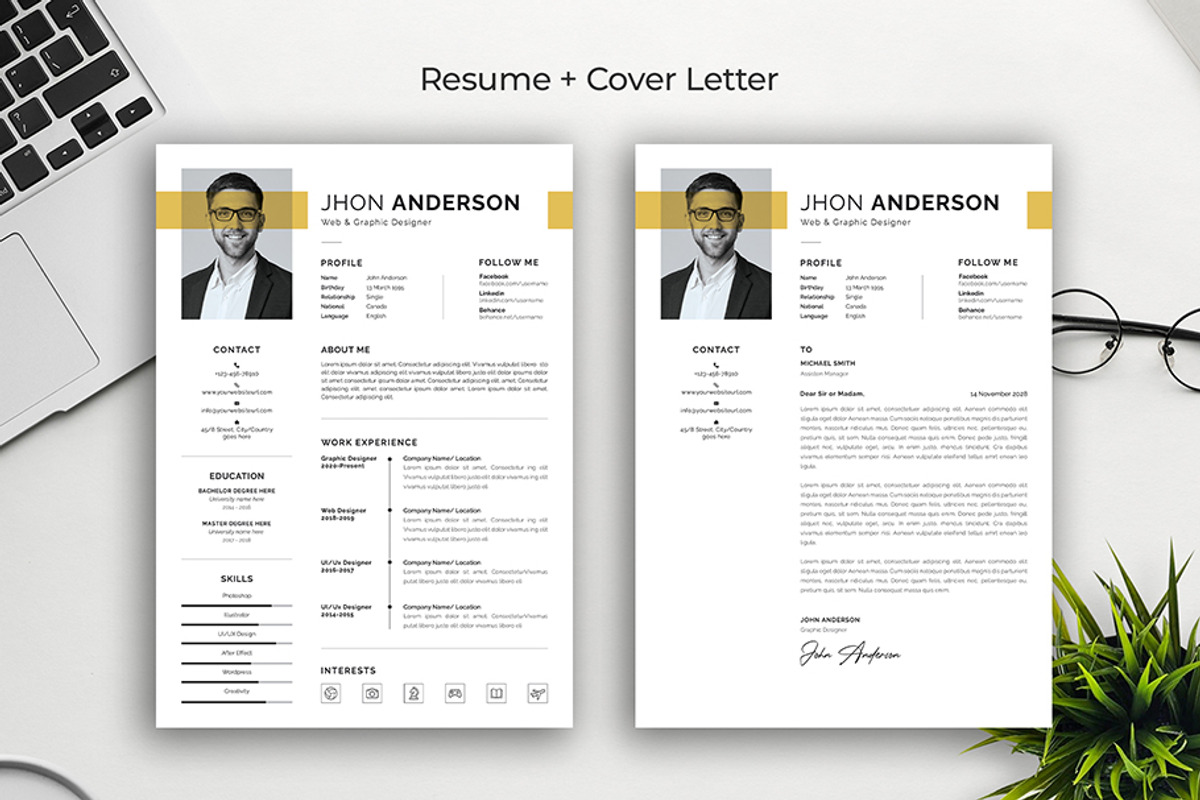 Resume / CV Template, a Resume Template by Abdul Studio (Photo 2 of 5)