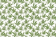 Cannabis seamless pattern, a Pattern Graphic by Good Studio (Thumbnail 2 of 5)