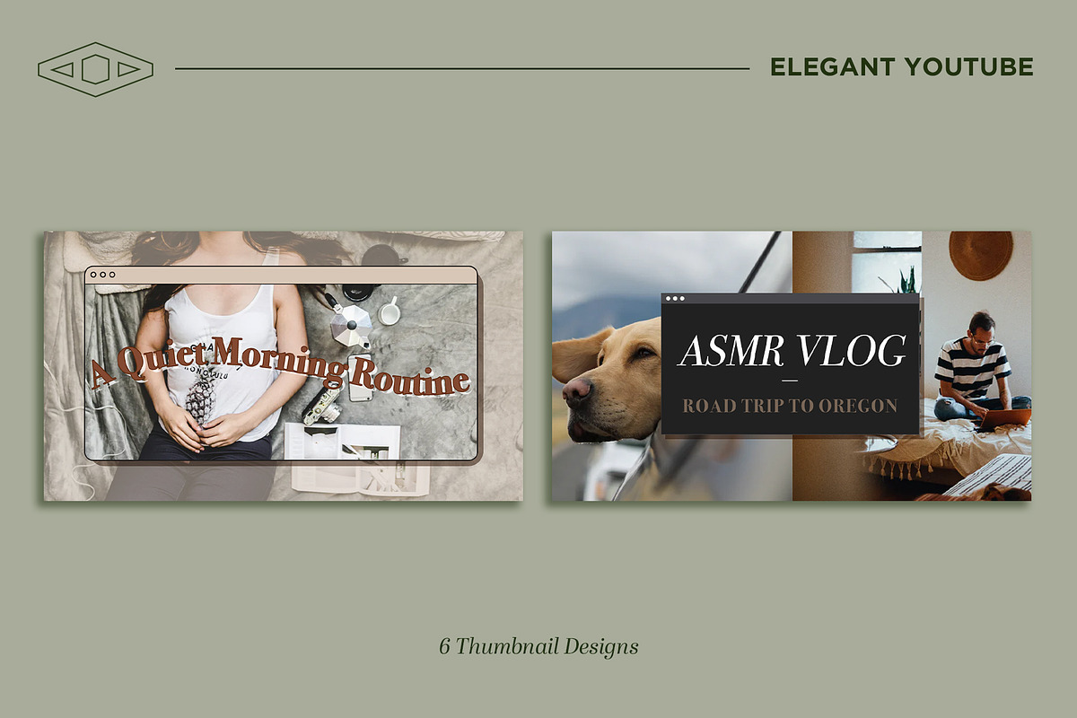Elegant Youtube Branding Kit, a Social Media Template by Tangerine Nation (Photo 7 of 16)