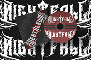 Heavytal - Heavy Metal Font, a Blackletter Font by Letterara (Thumbnail 6 of 15)