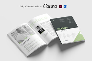 Case Study Template, Brochure