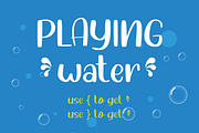Water Shower | A Cute Font, a Script Font by LetterJos (Thumbnail 5 of 8)