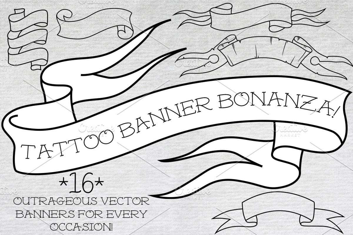 Tattoo Banner Bonanza!!!, an Object Graphic by Aloha Bhava (Photo 1 of 5)