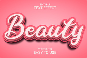 Editable Eps 3D Text Effect Vol 02