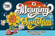 Malistia - Retro Font & Extrude., a Script Font by IM Studio (Thumbnail 2 of 7)