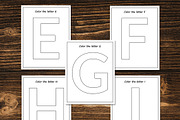Letters of the Week A to Z Printable, a Print Template by Graphicsnext (Thumbnail 3 of 4)