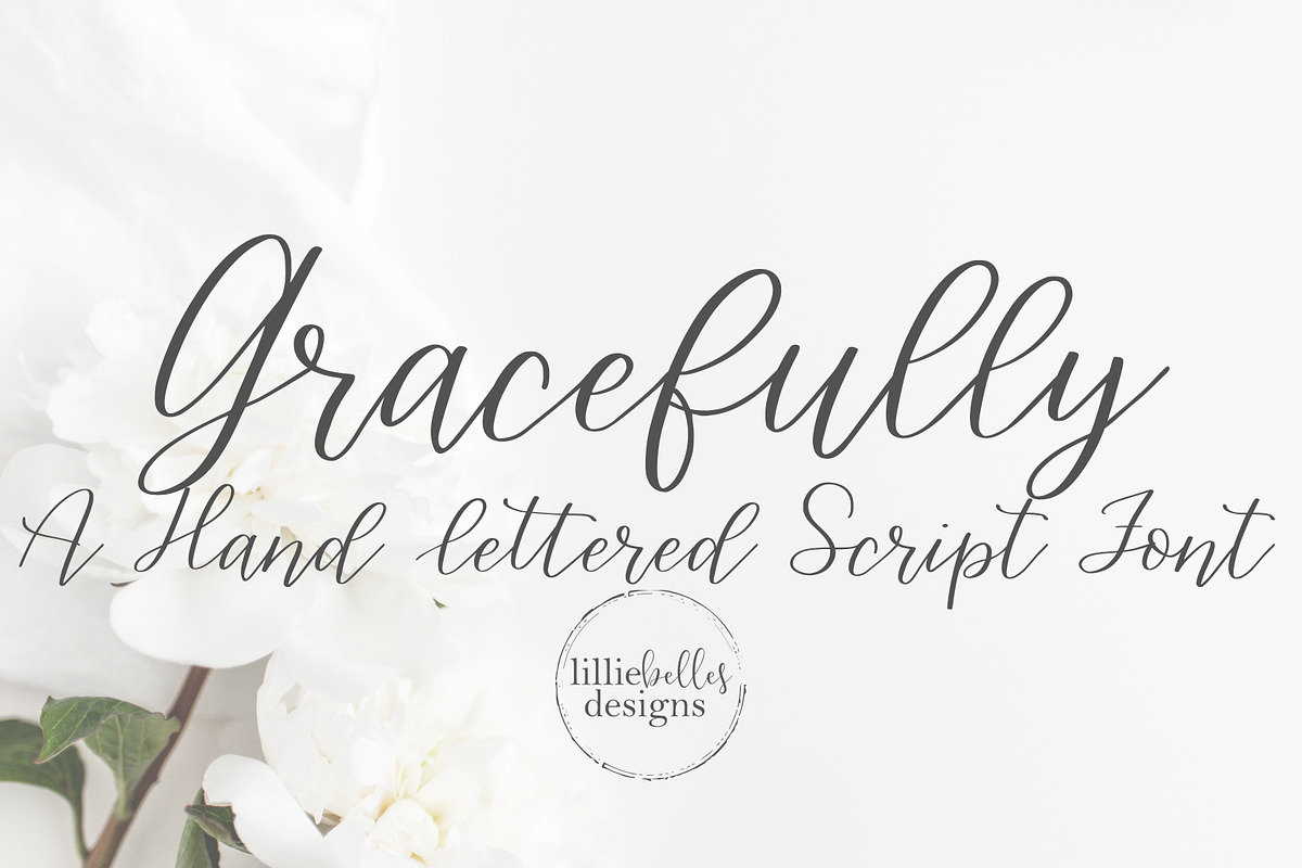 Gracefully-a Handwritten Script Font