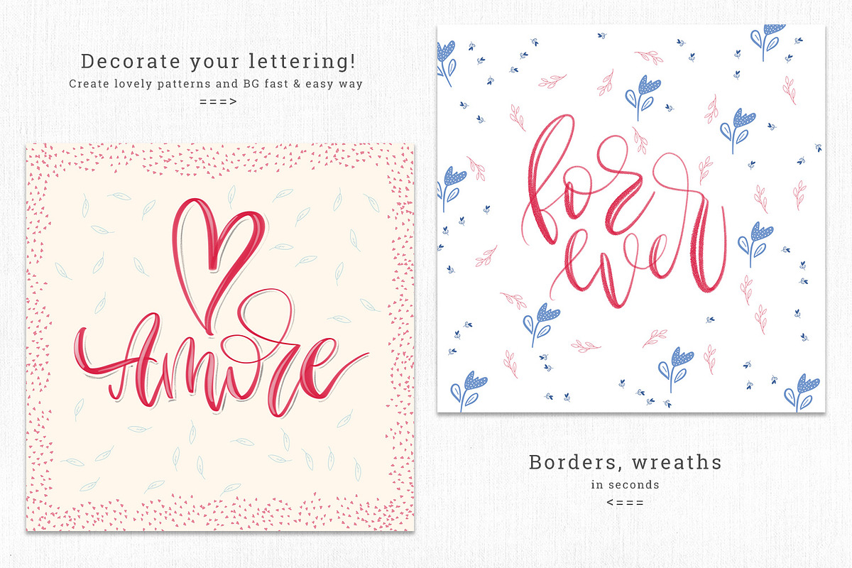 Valentine's brush box for Procreate, a Brush Add-On by Gray Cat Graphics (Photo 2 of 9)