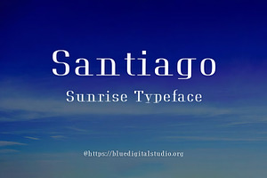 Santiago Sunrise Luxury Serif
