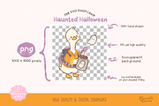 Haunted Halloween Goose Clipart, an Animal Illustration by Blumensdiary (Thumbnail 3 of 6)