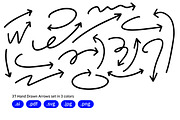 Handmade Vector Arrow Set, an Object Graphic by crafty (Thumbnail 8 of 8)