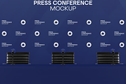 Press Conference Mockup, an Advertising Mockup by graphicsauce (Thumbnail 2 of 4)