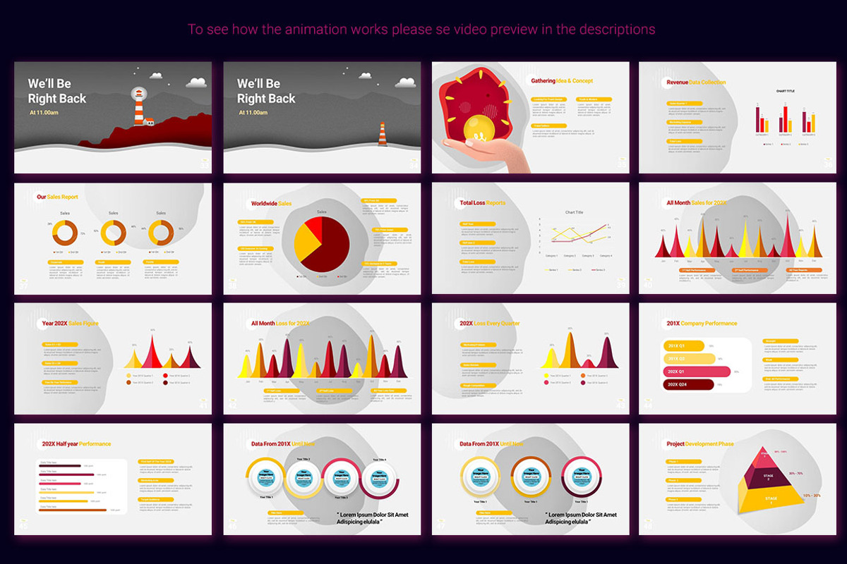Animated PowerPoint Template, a Presentation Template by SCworkspace (Photo 15 of 25)
