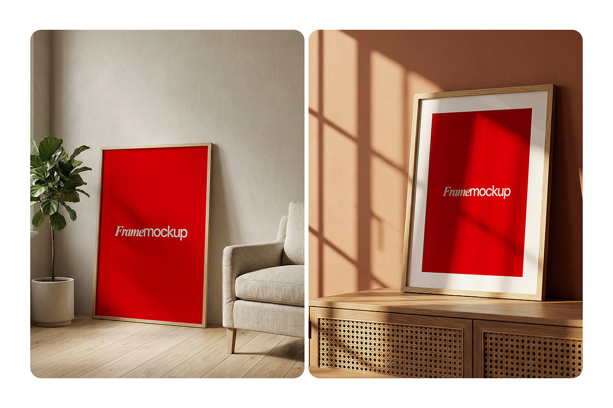 Modern Frame Mockup Bundle Vol 1, a Household Mockup by MockupShelf (Photo 5 of 6)