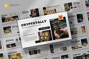 Blockchain Cryptocurrency Slides, a Presentation Template by fluffstudio (Thumbnail 1 of 4)