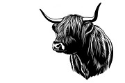 Rustic Highland cow wall art design, an Illustration by Amazin_art (Thumbnail 17 of 40)