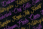 Moonchrome typeface + Bonus, a Script Font by madeDeduk (Thumbnail 7 of 9)