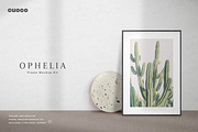 OPHELIA - Wall Frames Mockup Kit, a Merchandise Mockup by Cuoco (Thumbnail 1 of 9)