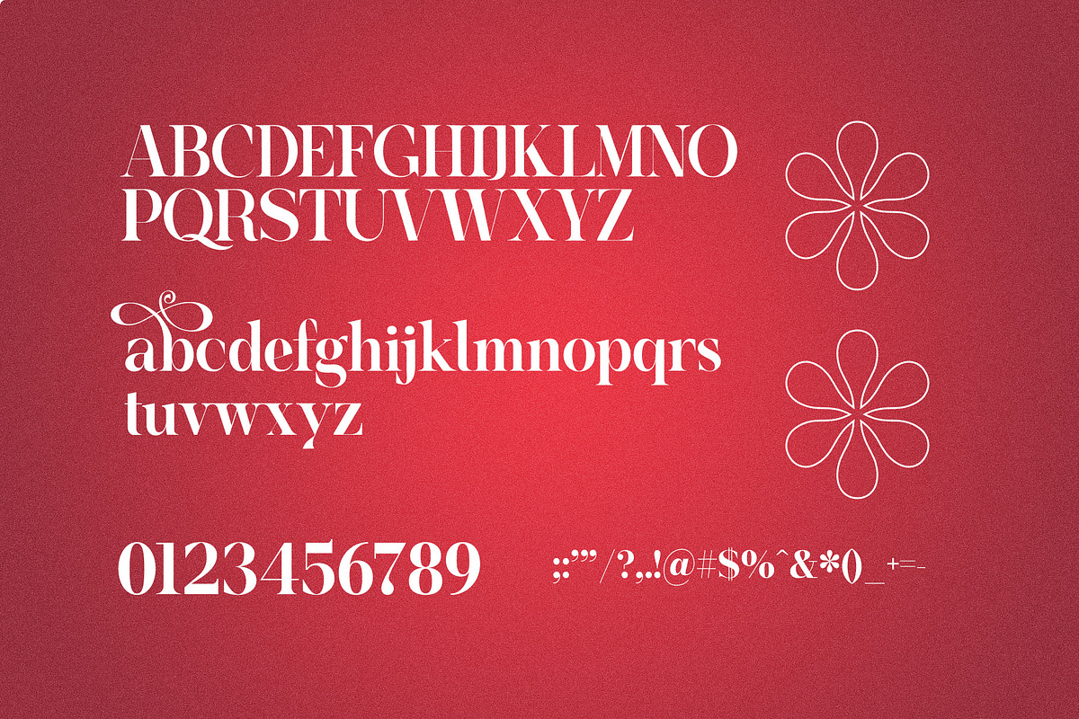 Hubein Kamaru Elegant Ligature Font, a Serif Font by Graphicxell (Photo 17 of 22)