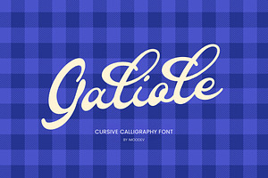 Galiole - Sophisticated Cursive Font