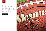 American Football Ball Mock-up, a Product Mockup by Mocca Mockups Store (Thumbnail 5 of 5)