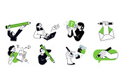 Write the next success story, a Person Illustration by PureSolution (Thumbnail 4 of 6)