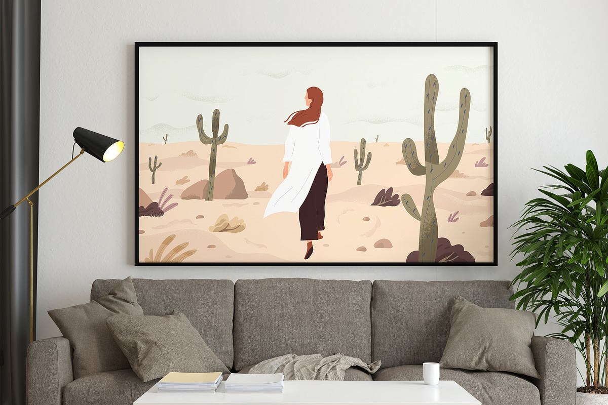 Travelers enjoying views set, a Person Illustration by Good Studio (Photo 9 of 12)