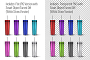 Skinny Acrylic Tumbler w/ glitter, a Product Mockup by SarahDesign (Thumbnail 6 of 9)