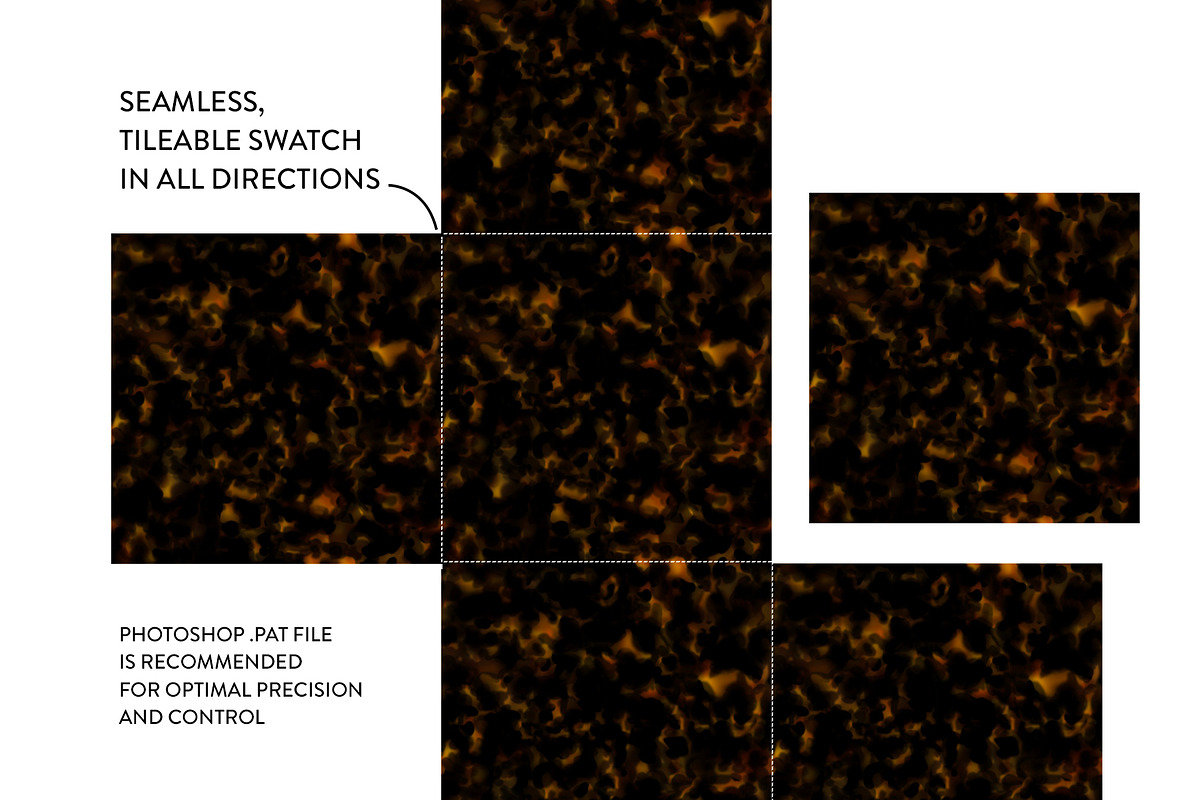 Art Deco Dark Tortoiseshell Pattern, a Pattern Graphic by Leysa Flores (Photo 2 of 10)