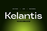 Sans Serif Typeface - Kelantis, a Sans Serif Font by Say Studio (Thumbnail 1 of 12)