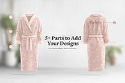 Hotel Bathrobe Mockup, an Apparel Mockup by rebrandy (Thumbnail 4 of 11)