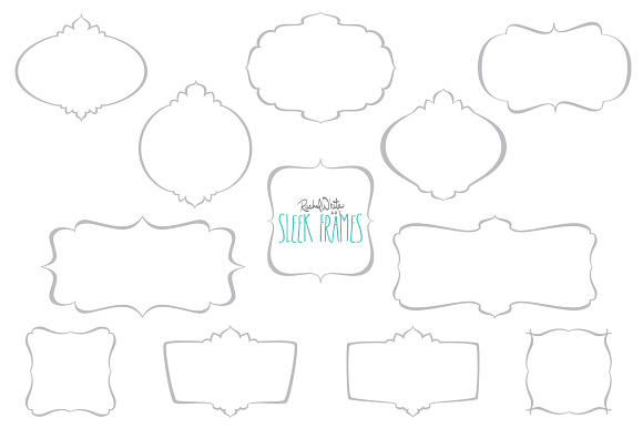 Sleek Frames, Vector & PNG preview 2