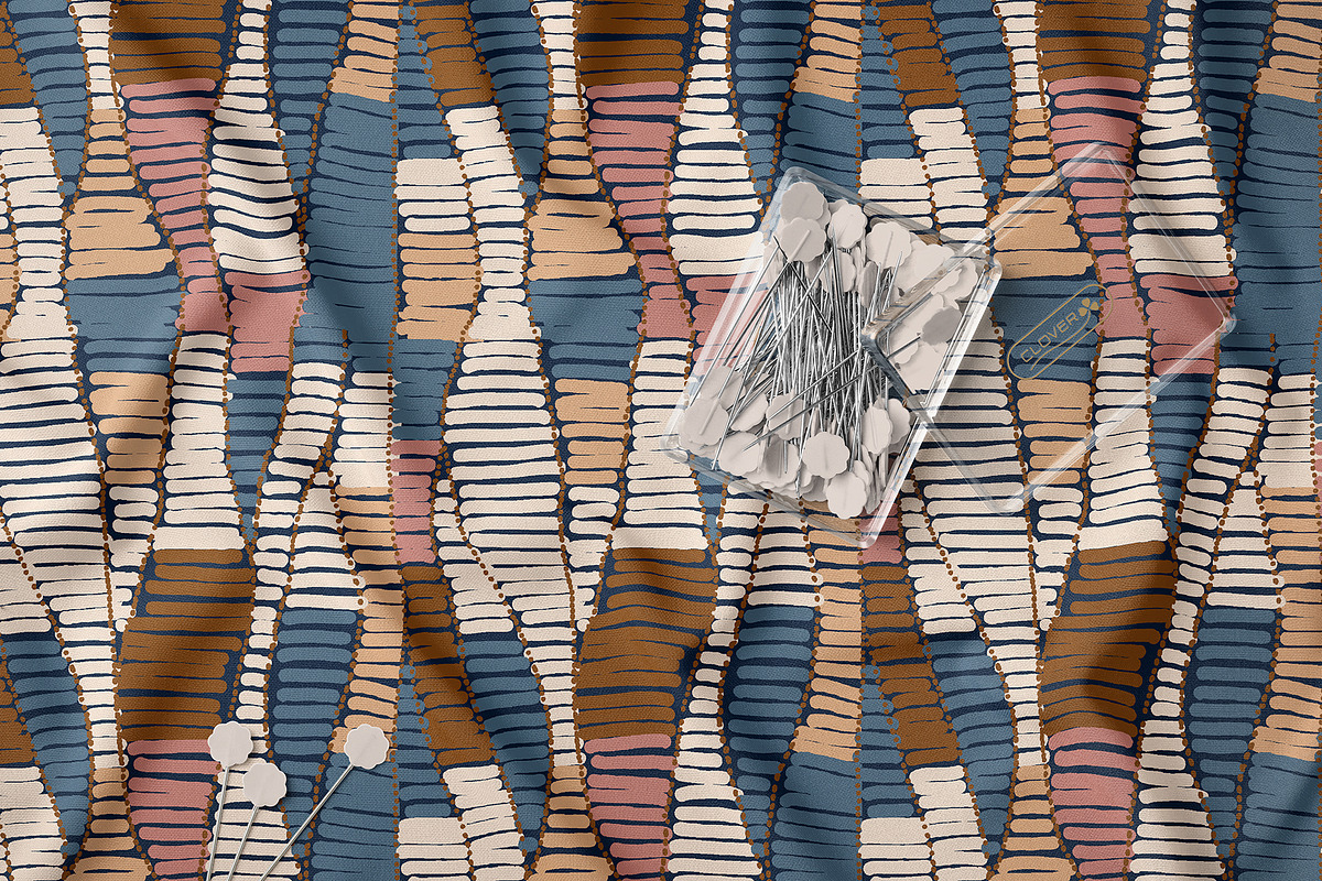 Colorful Abstract Geometric Pattern, a Pattern Graphic by StudioGlouna (Photo 9 of 9)