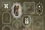 Vector Lace Frames & Vintage Doilies, an Object Graphic by Berentine.art (Thumbnail 6 of 15)