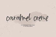 Caramel Creme Script, a Handwritten Font by Beck McCormick (Thumbnail 1 of 10)
