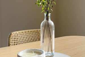 Modern Still Life Vase On Table, an Abstract Photo by THP Creative
