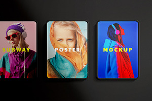 Subway Poster Mockups