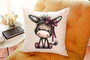 Farm Animals Christmas Clipart, an Animal Illustration by Sublimation Artist (Thumbnail 6 of 6)
