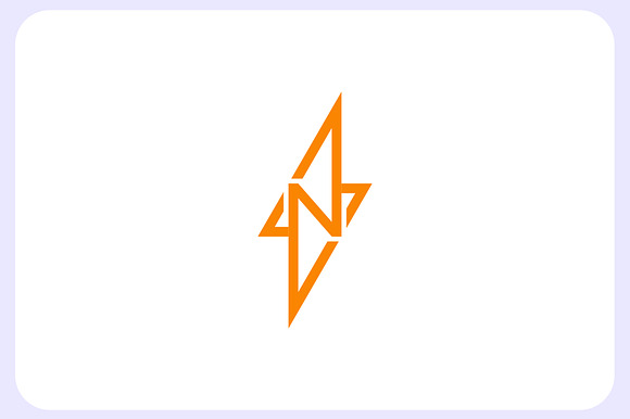 Letter N minimal brand Logo template preview 3