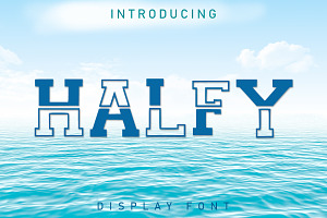 Halfy Font